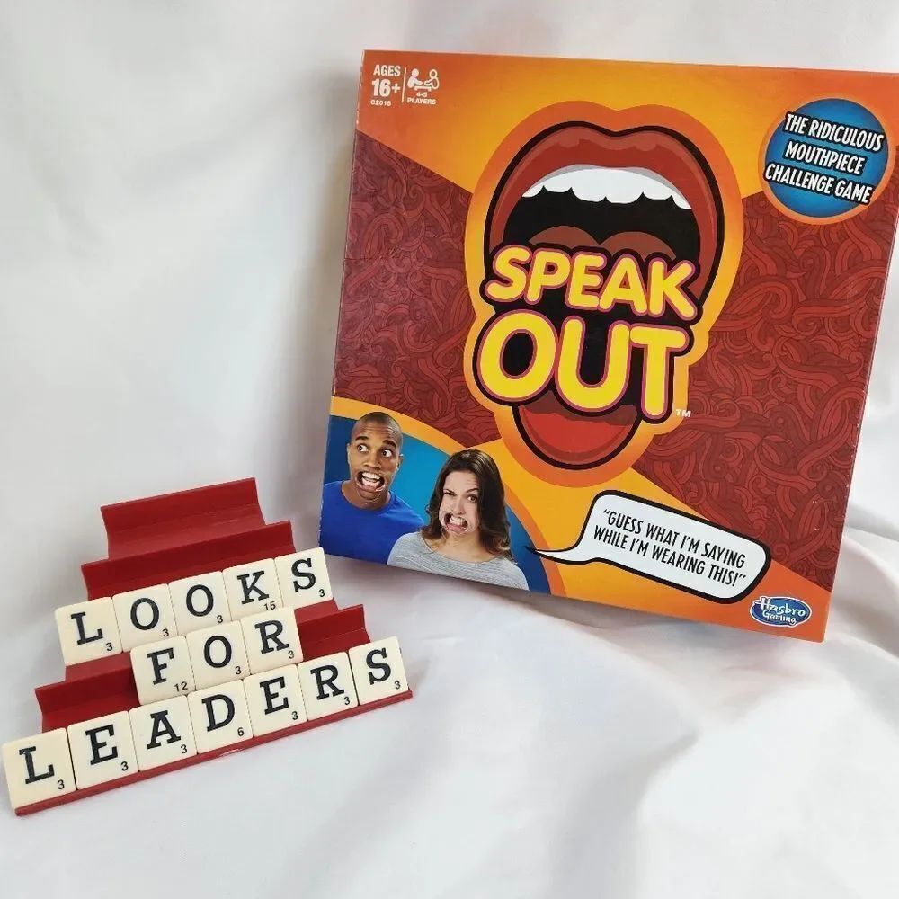 🩵EUC Speak Out 2016 Edition Party Game w/Extra Mouthpieces